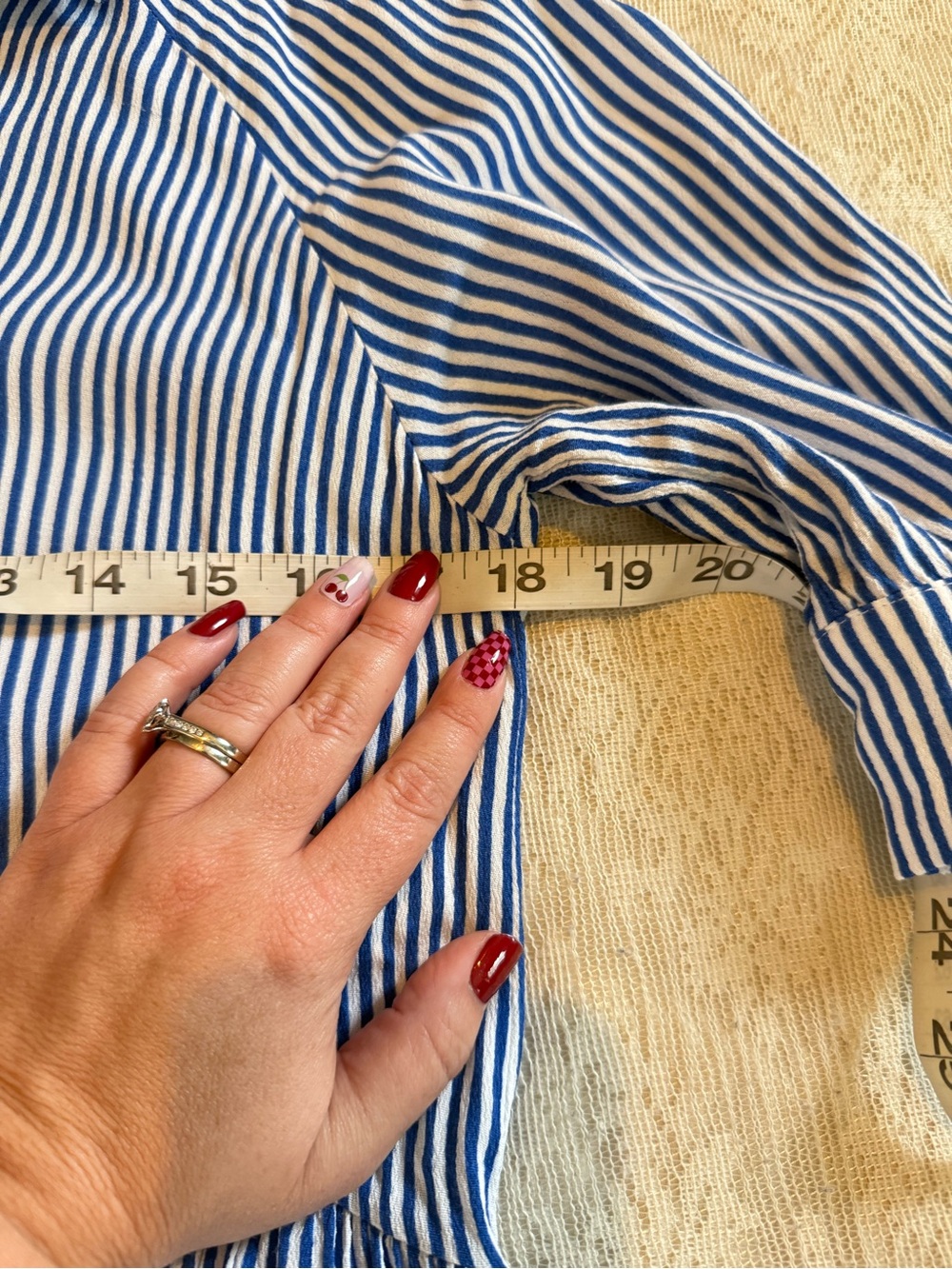 A loves A striped collared shirt dress - Picture 4 of 11